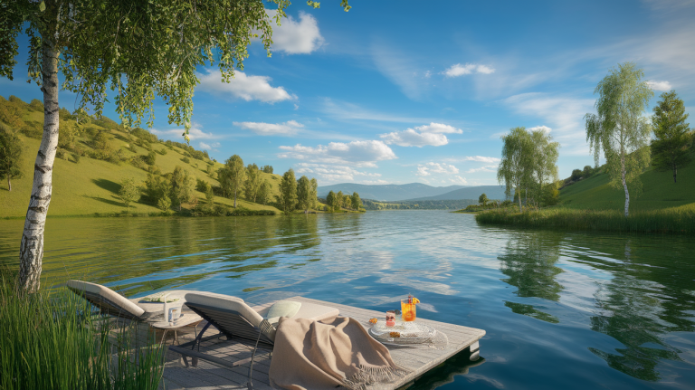 Envie de détente au bord des lacs en Auvergne ?