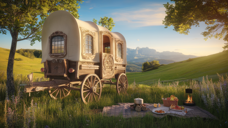 Envie de vivre l&rsquo;expérience d&rsquo;un séjour en roulotte en Auvergne ?