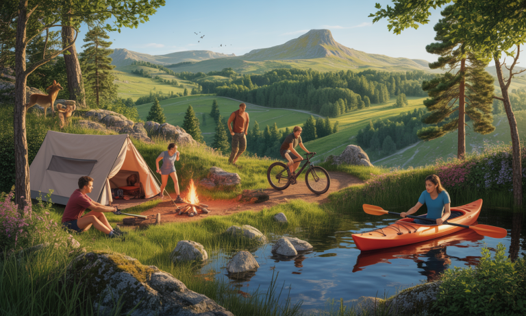 Quelles activités pratiquer lors de vacances en pleine nature en Auvergne ?